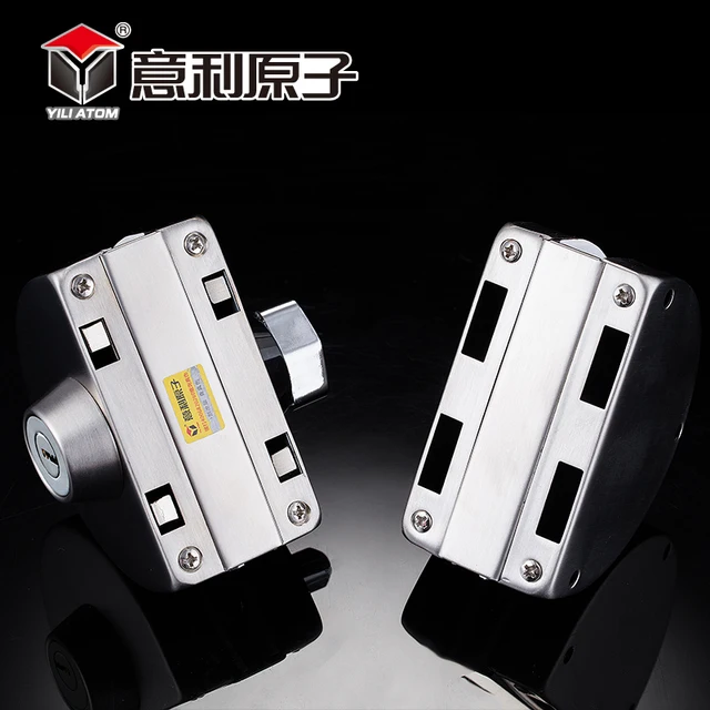 Atomic Glass Door Lock Toughened Atomic Glass Door Lock Toughened Double Semicircle Sliding Can Not For 10 12mm
