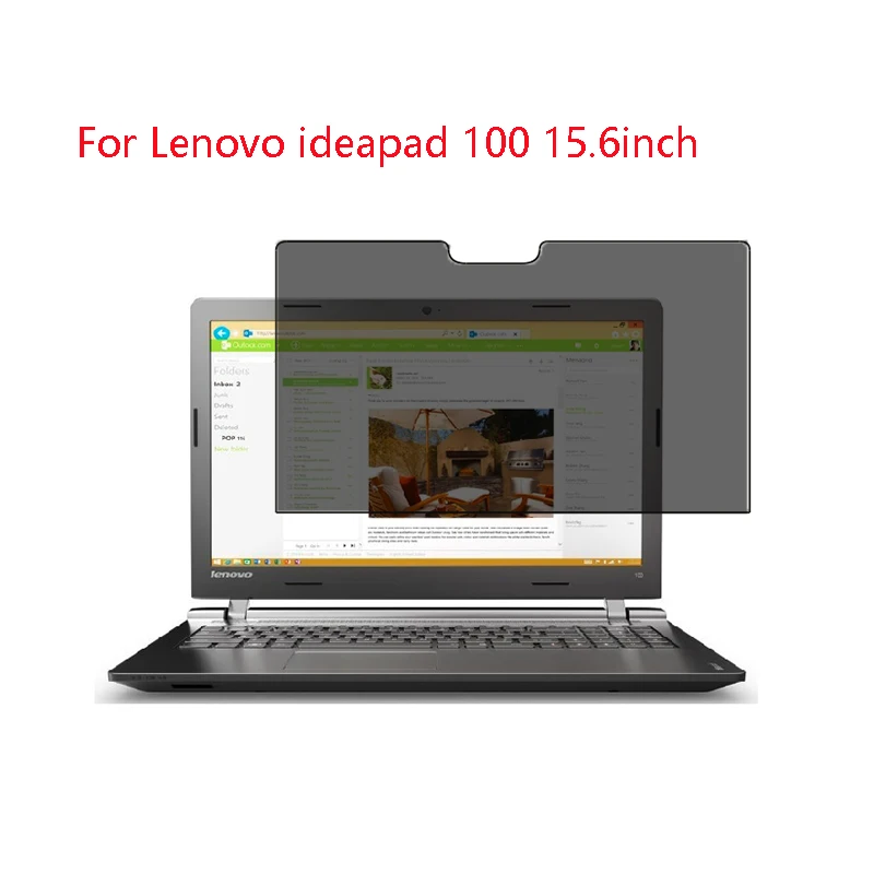 Для lenovo ideapad 100 15,6 дюймов экран ноутбука Защитное стекло для сохранения личной информации конфиденциальности Анти-Blu-ray эффективная защита