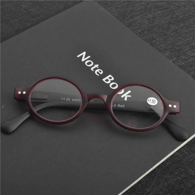 MINCL/высококачественные полимерные покрытые маленькие круглые зеркальные очки для чтения для мужчин и женщин ультралегкие модели FML