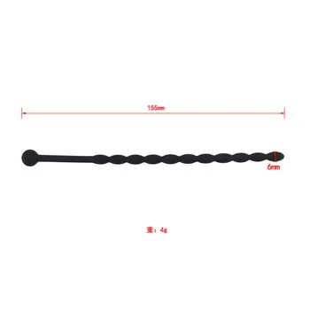 Urethral Plugging Horse Eye Irritation Rod Silicone Urethral Stimulation Penis Plug Dilator CatheterS Sound Masturbation Rod O25