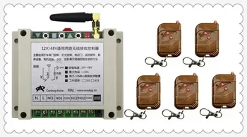 

DC12V 24V 36V 48V 10A 2CH RF Wireless Remote Control Switch System 5 transmitter & 1 receiver relay Receiver Smart Home Switch