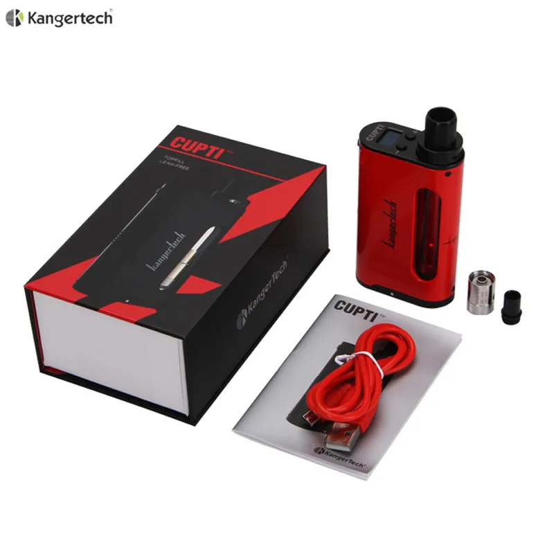 

100% Original Kanger CUPTI 75W TC AIO Kit with 5ml Atomizer SS316L 1.5ohm CLOCC CORE
