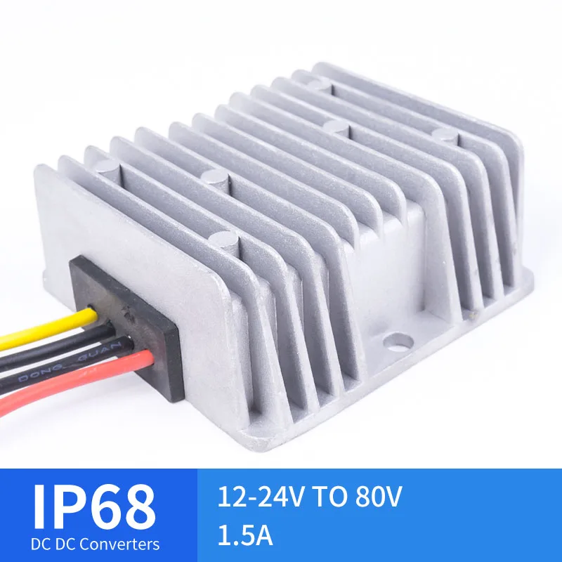 

12-24V TO 80V 1.5A DC DC Converter USB Buck LED Power Supply Complies with CE RoHS