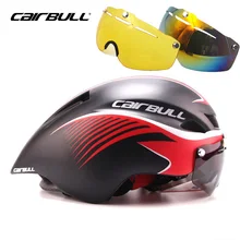 2017 Cairbull Cycling Helmet With Goggles MTB Road Bike Bicycle Helmets Ciclismo Lens Safe Men Women Cycling Lens Glasses Helmet