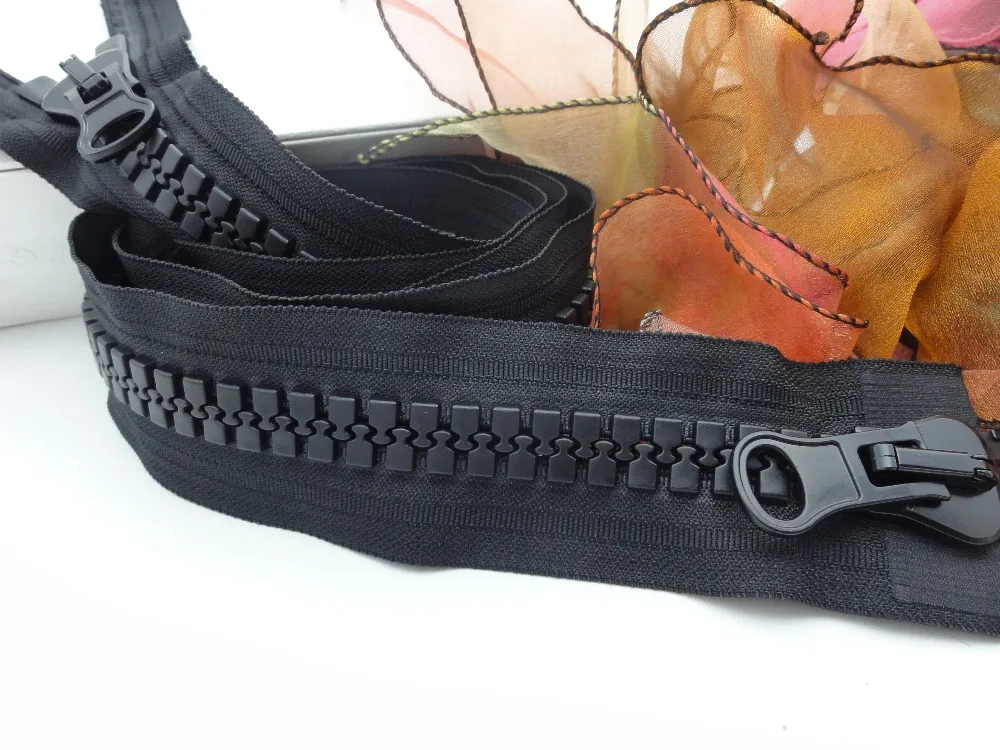 2017 new 20 reversible resin zipper for women down jacket bags