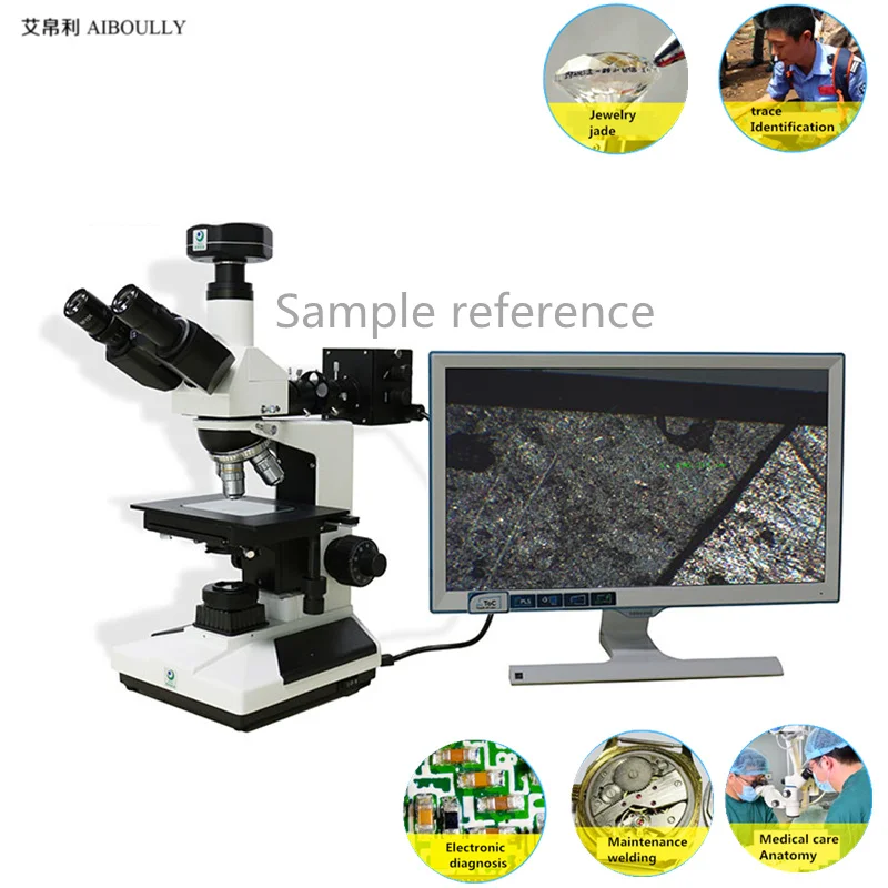 AIBOULLY Metallographic Microscope 1000x Enlargement Metallurgical
