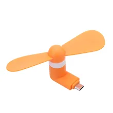 D3 Electronic Gadgets Gadget Led Usb Portable Flexible 5Pin Portable Super Mute USB Cooler Cooling Mini Fan For Android Phone