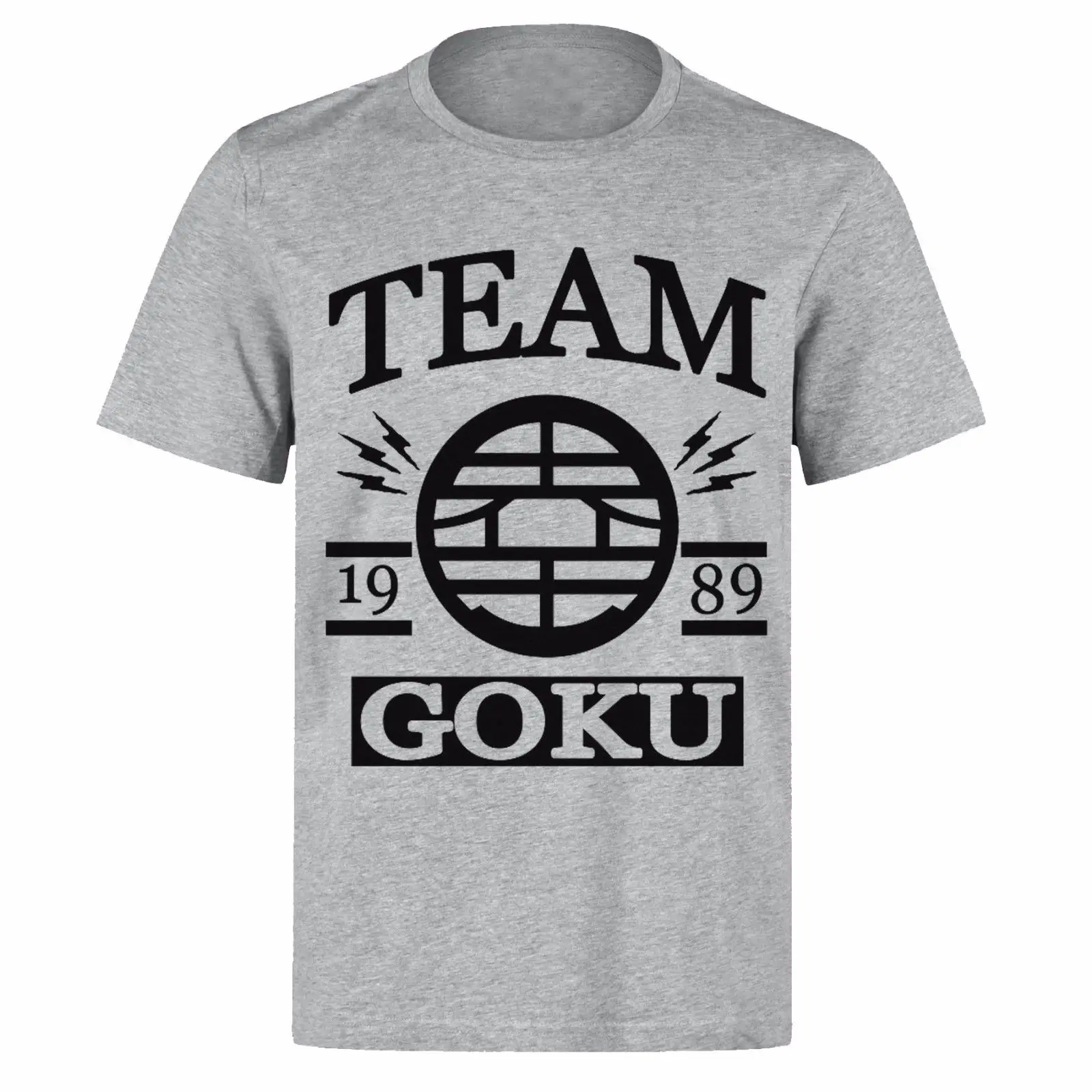 

TEAM GOKU 1989 TEAM DRAGONBALL Z MANGA CARTOON PH163 TRAINING GREY T-SHIRT Free shipping