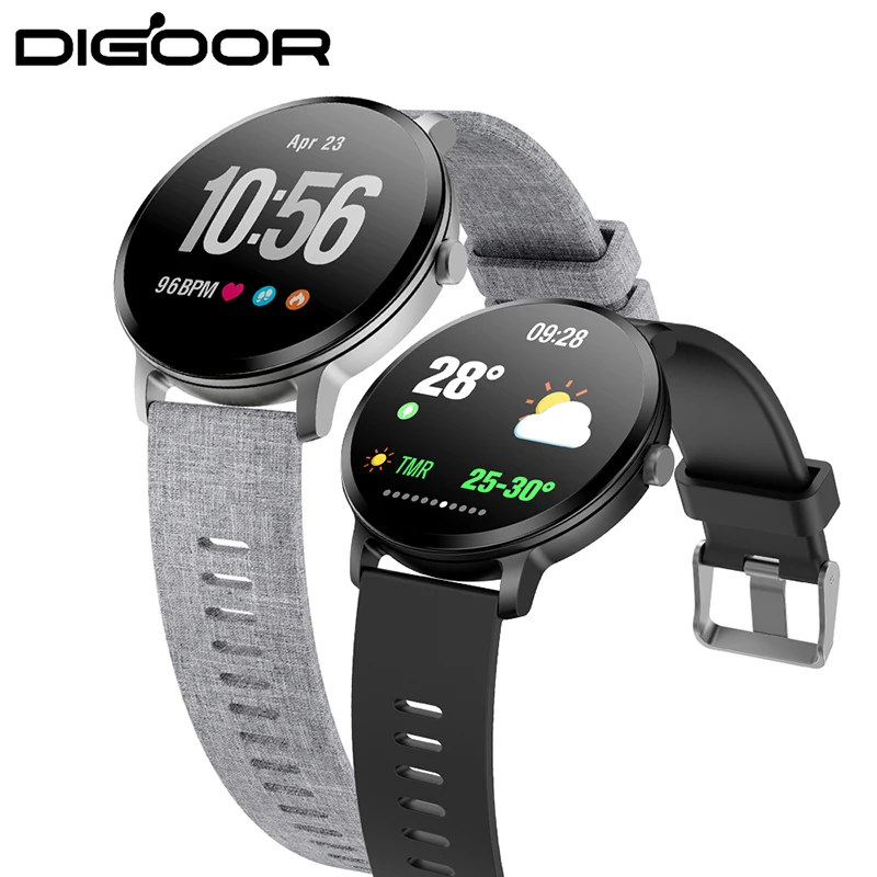 DIGOOR V11 Смарт часы IP67 Водонепроницаемый кровяное давление кислород монитор