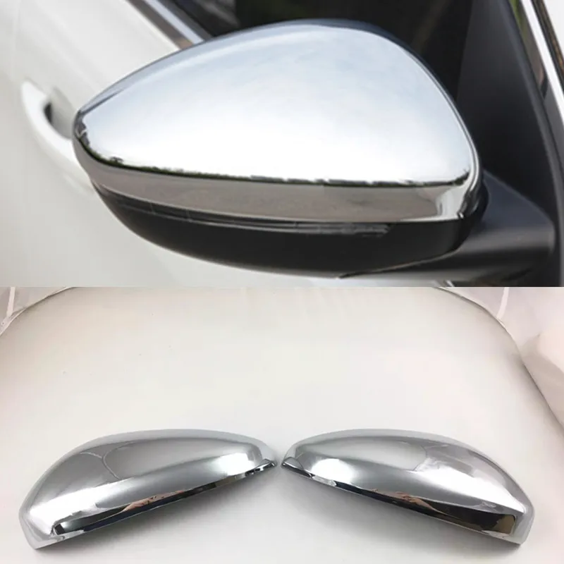 Abaiwai ABS Chrome Rearview Mirror Cover For Peugeot 3008 II 2017 2018