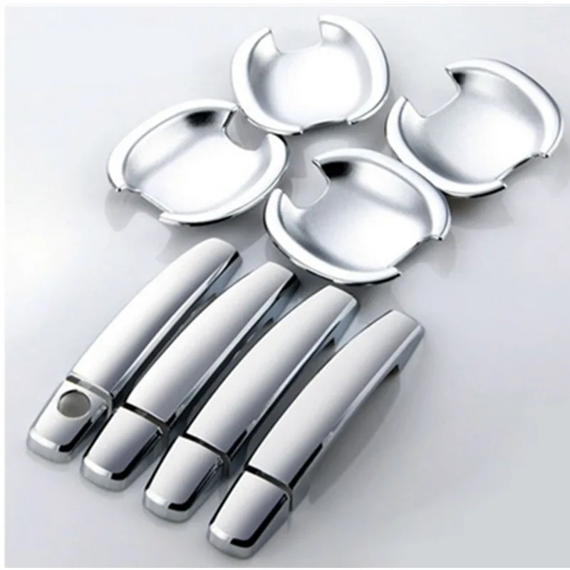 

Car styling ACCESSORIES FIT FOR Peugeot 408 2010-2013 CHROME DOOR HANDLE COVER TRIM MOLDING CATCH OVERLAY