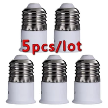 5 шт. E27 для B22 лампа огнестойкий Держатель Разъем для конвертера, адаптера БАЗА байонетное соединение для Цоколь Эдисона