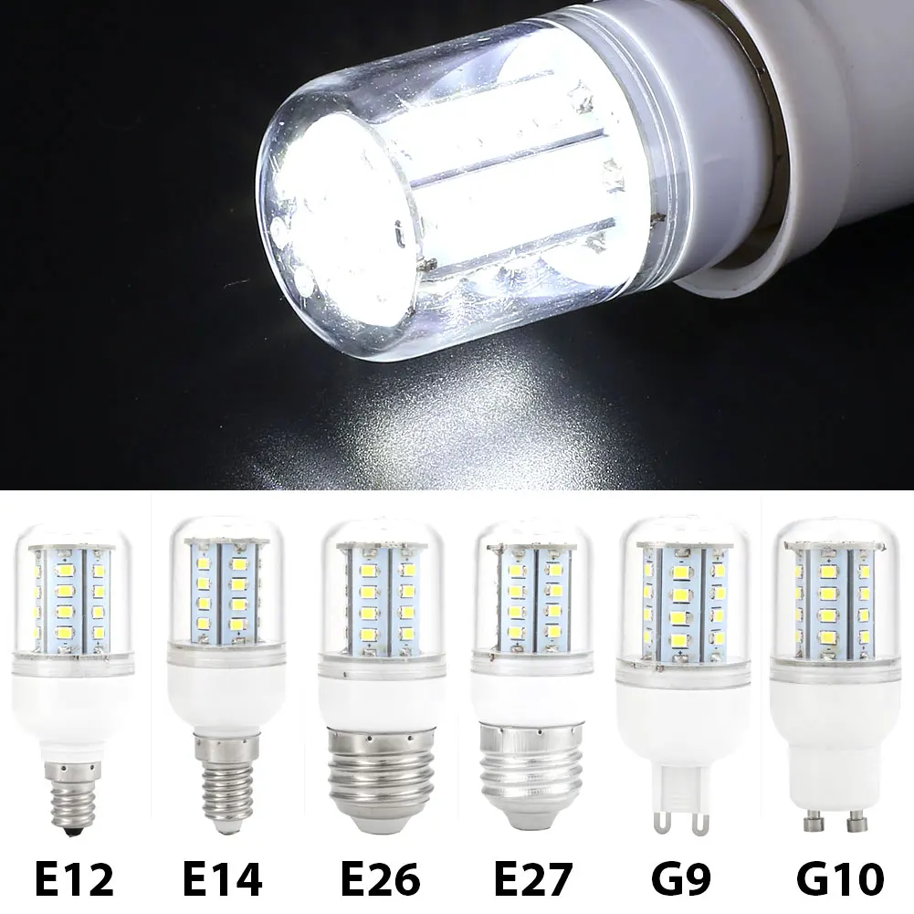 E12 E14 E26 E27 G9 GU10 220V 5 мозоли СИД SMD светодиодная заменяемая лампа освещение чистого белого цвета