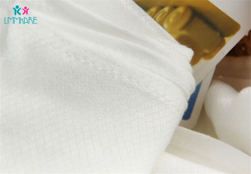 10 шт./лот хлопок пеленки для новорожденных Марли белый бамбуковое волокно Детские Подгузники моющиеся Мягкие младенческой Изменение колодок и обложек уход за младенцем