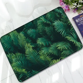 

Green Grass Pattern Door Mat Decoration Home Entrance Door Mat Non-slip Absorbent Bath Mat Kitchen Rug Foot Mat
