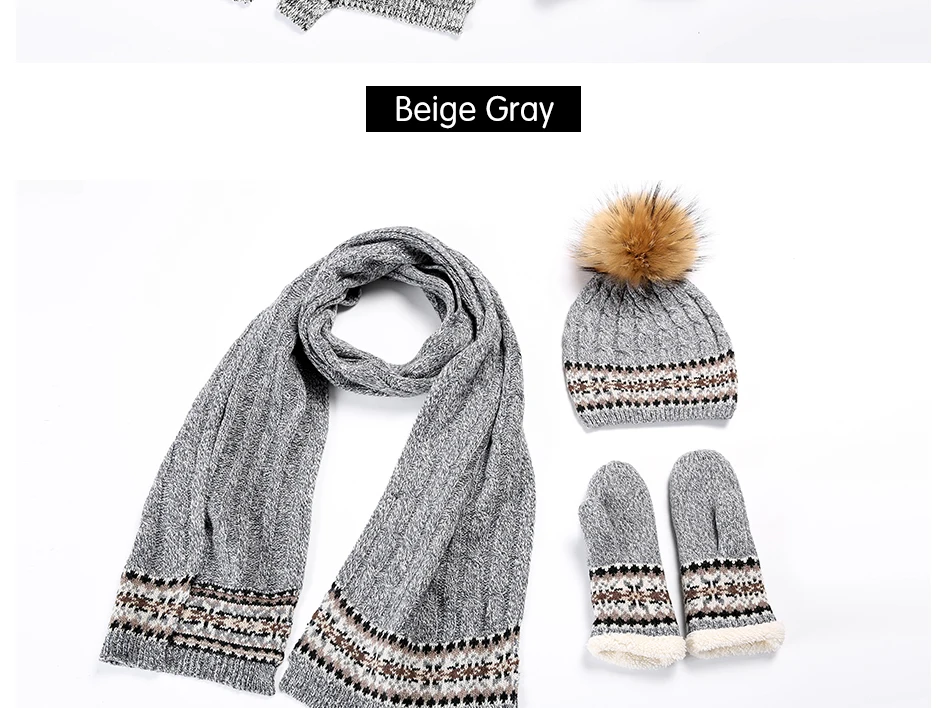 Scarf Hat Glove Sets TZ006 PC (7)