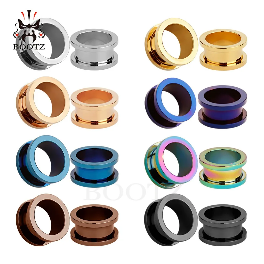 Buy Kubooz Piercing stainless steel ear tunnels plug