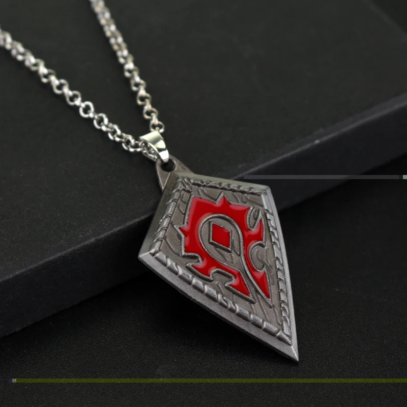 Game Series WOW World of Warcraf Hearthstone Heroes Metal Necklace