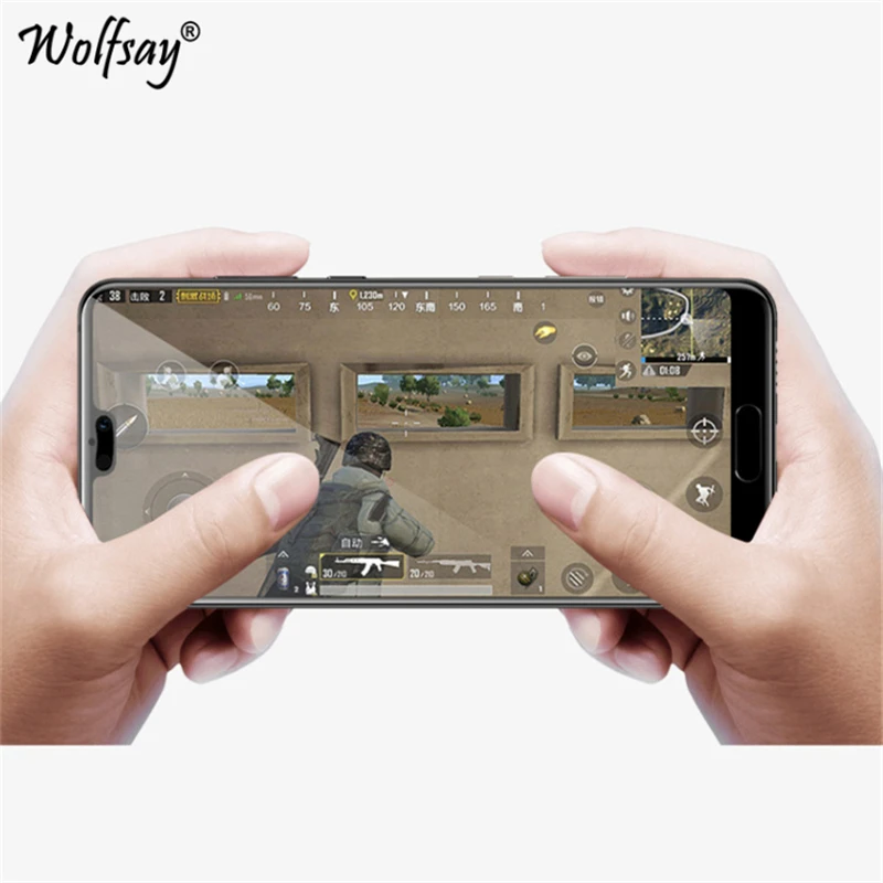3D изогнутый край Полное покрытие закаленное стекло Huawei P20 защита экрана анти