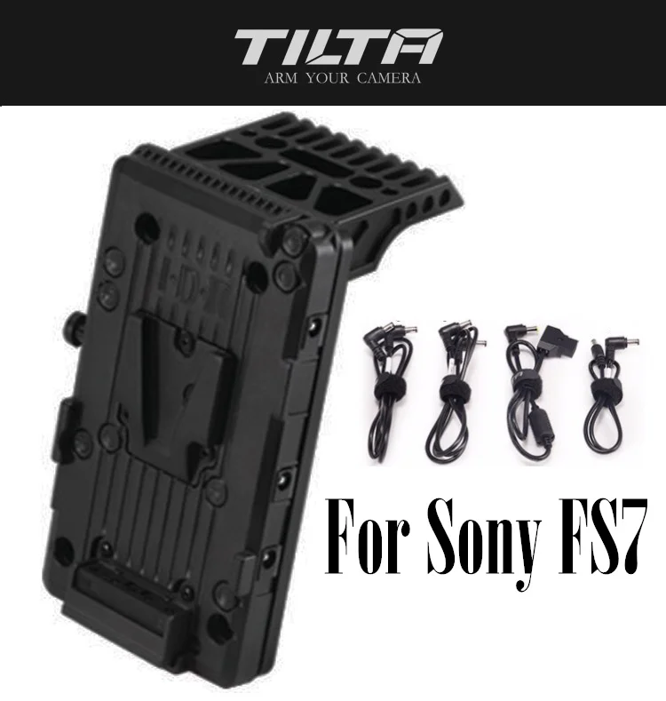 

TILTA FS-T01 FS7 V-Lock Battery Plate V mount IDX Power supply System for Sony FS7 Camera