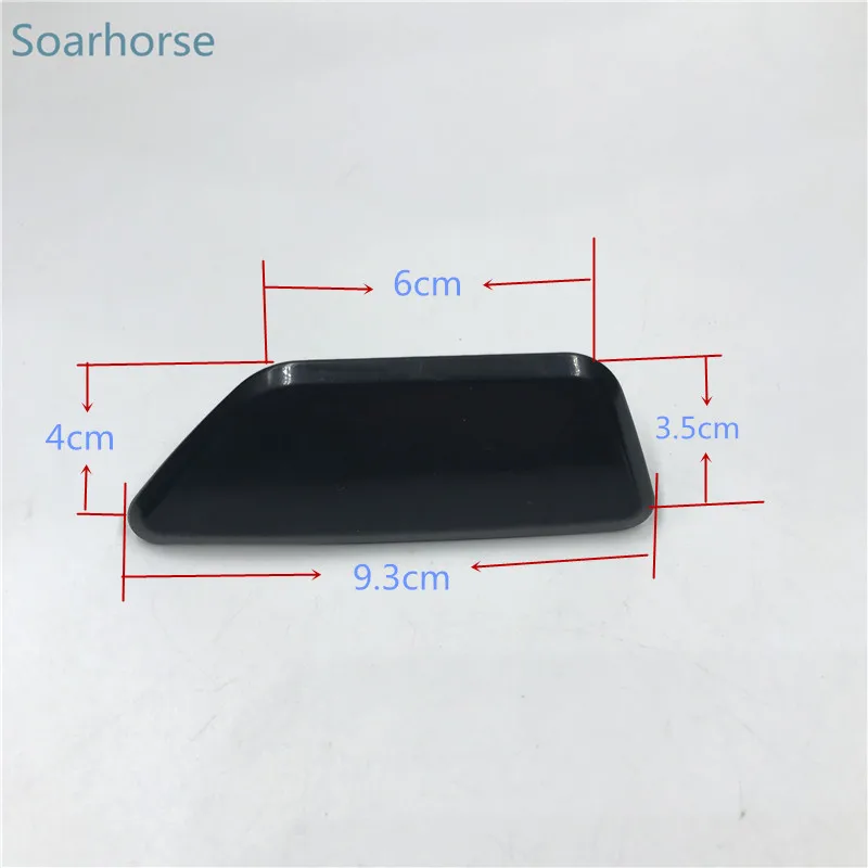 Soarhorse Front Bumper headlight water spray nozzle cover cap fit for Subaru Legacy 2010 2011 2013 XV 2012 2013