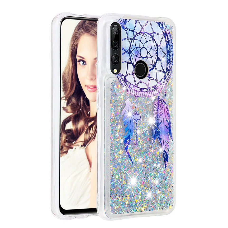 Модный Блестящий чехол с водопадом мягкий силиконовый для телефона HUAWEI Y9 Prime 2019 P