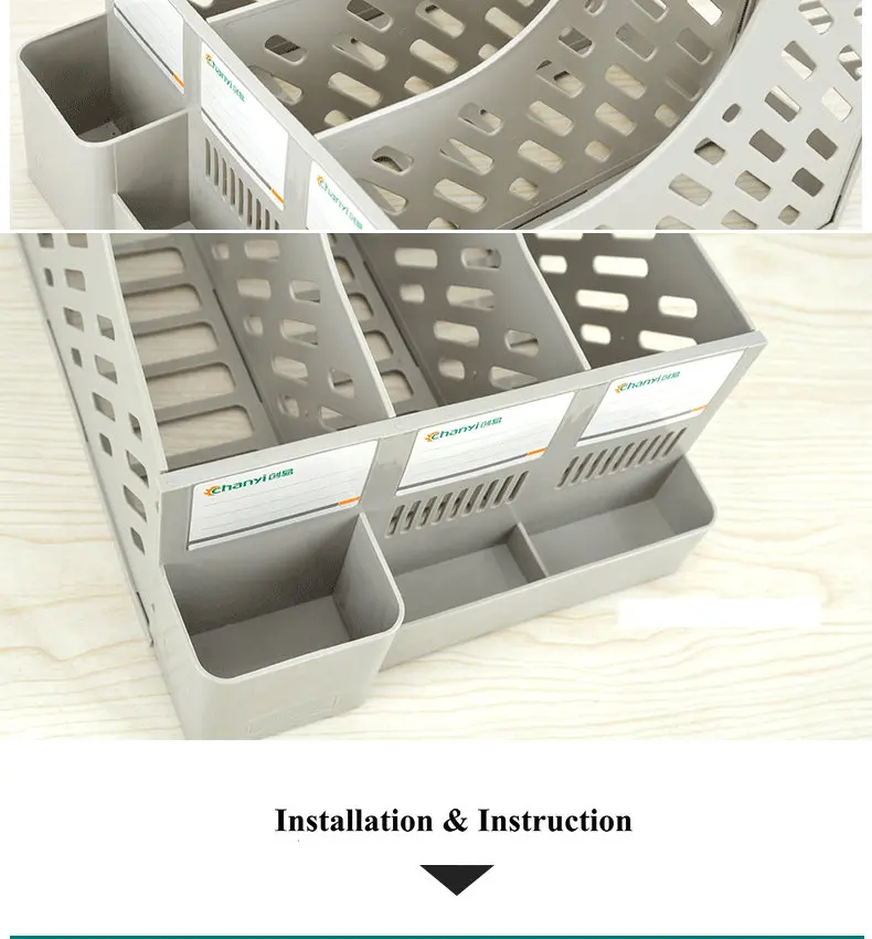 Офисный стол файл Органайзер держатель для документов А4 ящик для папок Многофункциональный пластиковый органайзер для файлов, папок