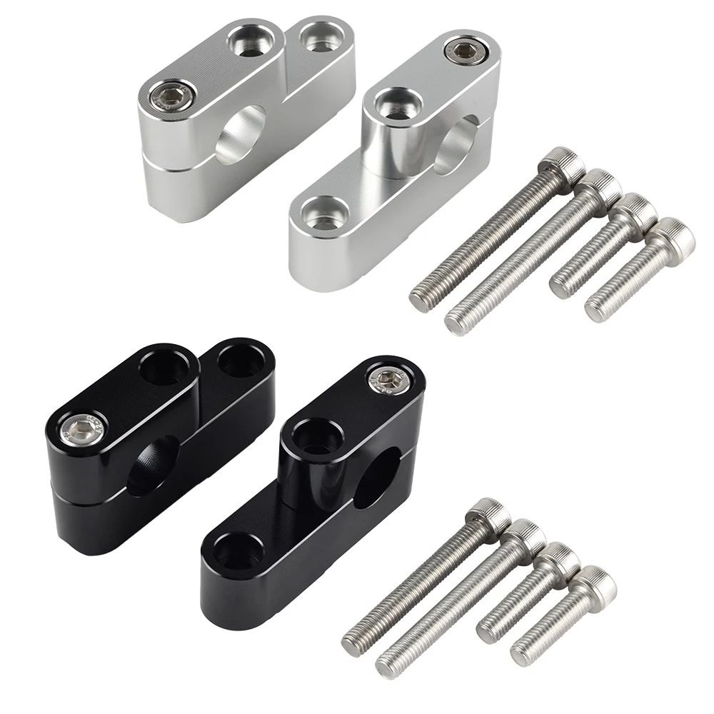 NICECNC 7/8" 25mm Bars Back Handlebar Riser Spacer Kit For Yamaha FZ1