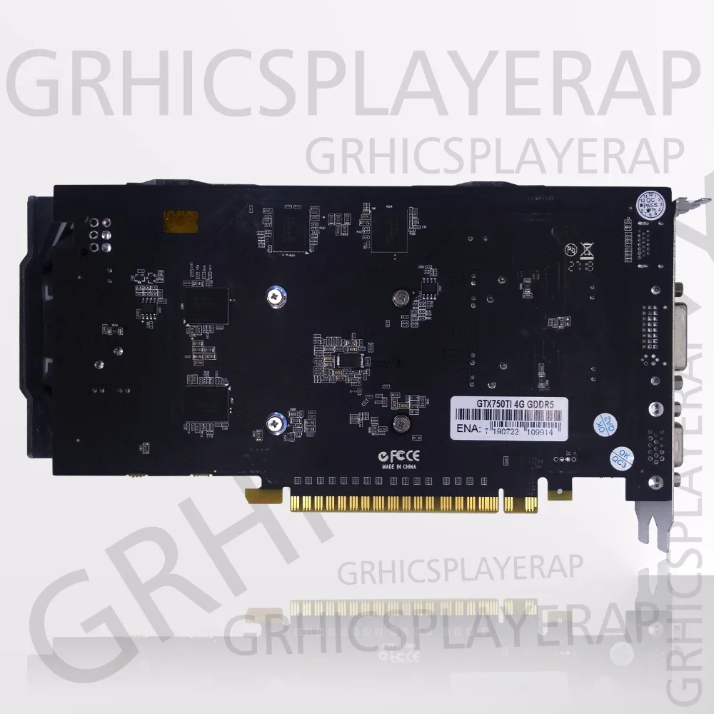 Графическая карта PCI-E GTX750ti GPU 4G DDR5 для игрового компьютера nVIDIA Geforce PC 4096MB