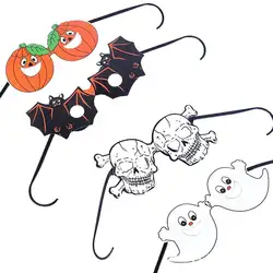 4 шт Хэллоуин маскарадные очки вечерние сувениры для гостей праздника тыква летучая мышь Череп Призрак Бумажные очки
