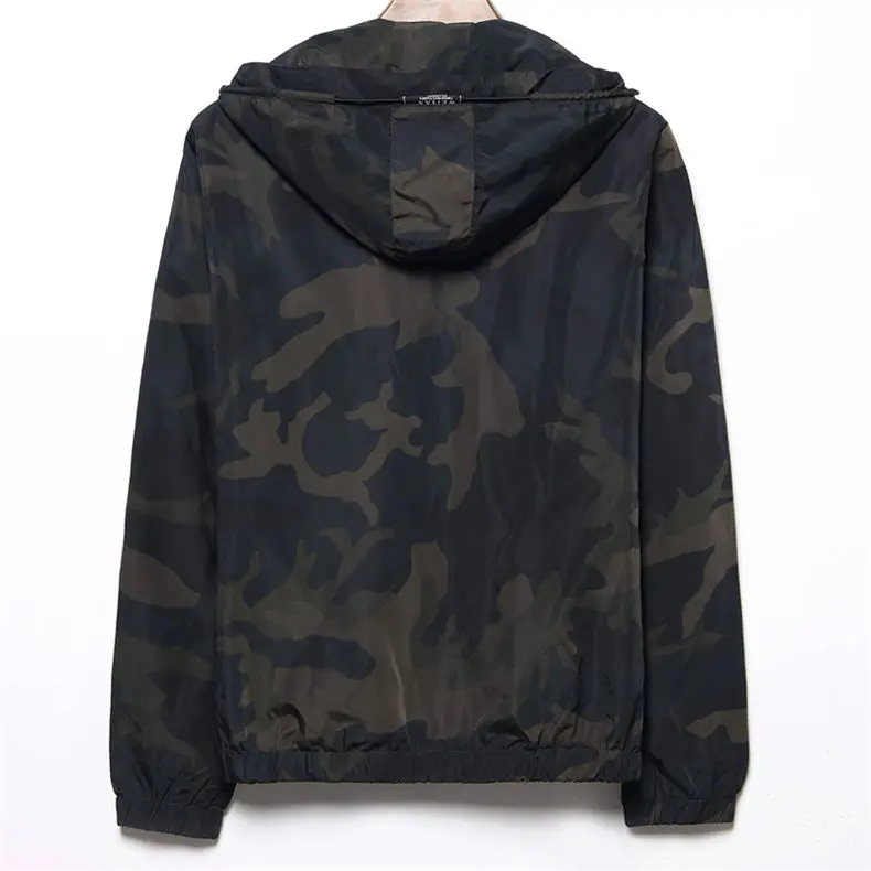 MuLS 2019 Hooded Jackets Men Autumn Ugly Camouflage Jacket Coats Water-Resistant Spring Lightweight Male Outwear Mens Size M-4XL 1