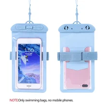 Нарукавники для плавания, водонепроницаемая сумка для мобильного телефона, для подводного плавания, с сенсорным экраном, для серфинга, дайвинга, пляжа, купальники, чехлы для мобильных телефонов