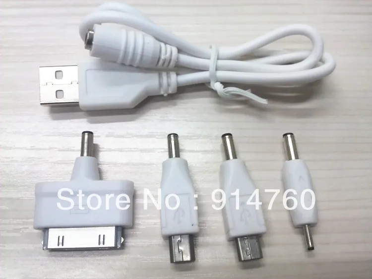 freeshipping 4 in 1 usb charging tieline universal mobile phones charge four one connector adapter 10pc / lot | Мобильные телефоны
