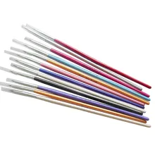 Горячая 12 шт цветной дизайн ногтей дизайн инструмент для рисования ручка набор кистей для полировки Набор DIY профессиональные инструменты для ногтей кисти для ногтей