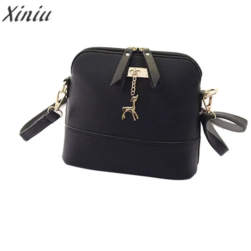 

Newest Women Messenger Bags Vintage Small Shell Leather Handbag Casual shopping Bag Women Handbag Bolsas torebki damskie