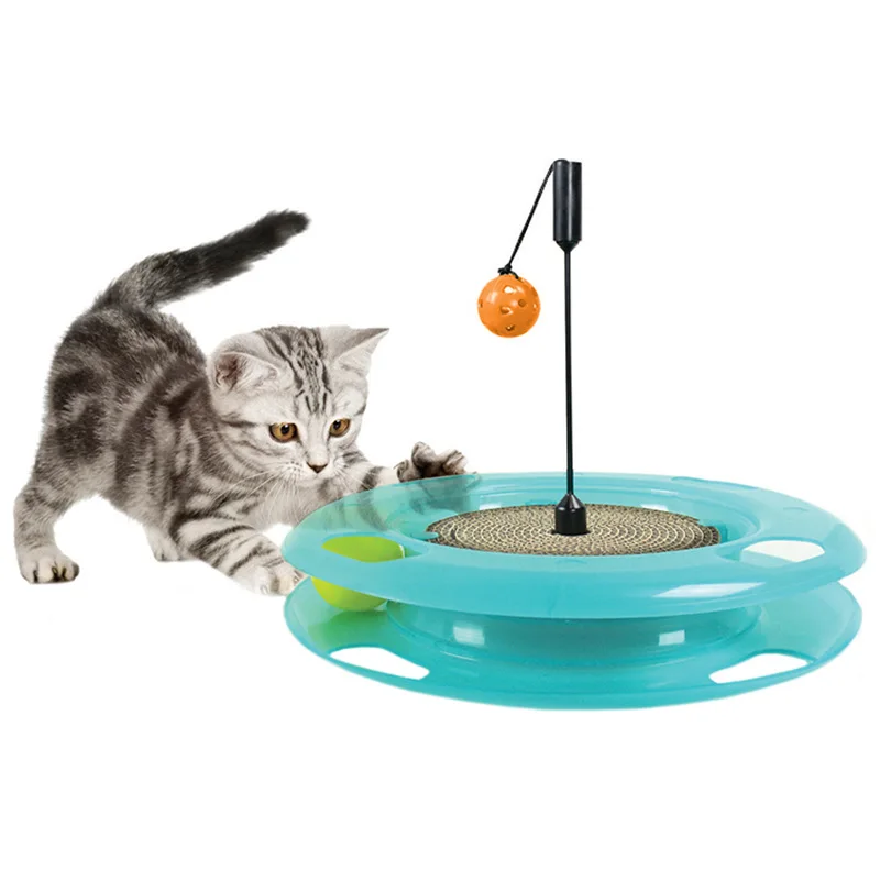 

Cat Scratching Post Toy Natural Non-Toxic Corrugated Paper Protecting Furniture Spring Bells Pad Posts Flying Disc Toys PT0067