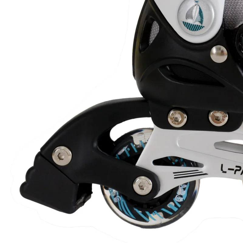 وامض عجلات بو عجلة الأطفال مضمنة ، ضبط حجم الاطفال تزلج أحذية ، أطفال الأسطوانة مع واقية