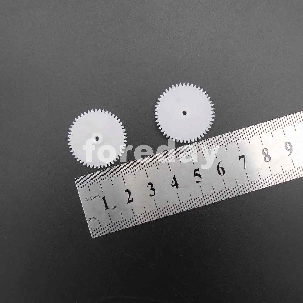 

100PCS 48T Plastic Spur Gear 0.5 Modulus Teeth=48 Aperture: 1.95mm DIY Accessorie teeth T=48 Plastic Spur Gear NEW *FD476X100