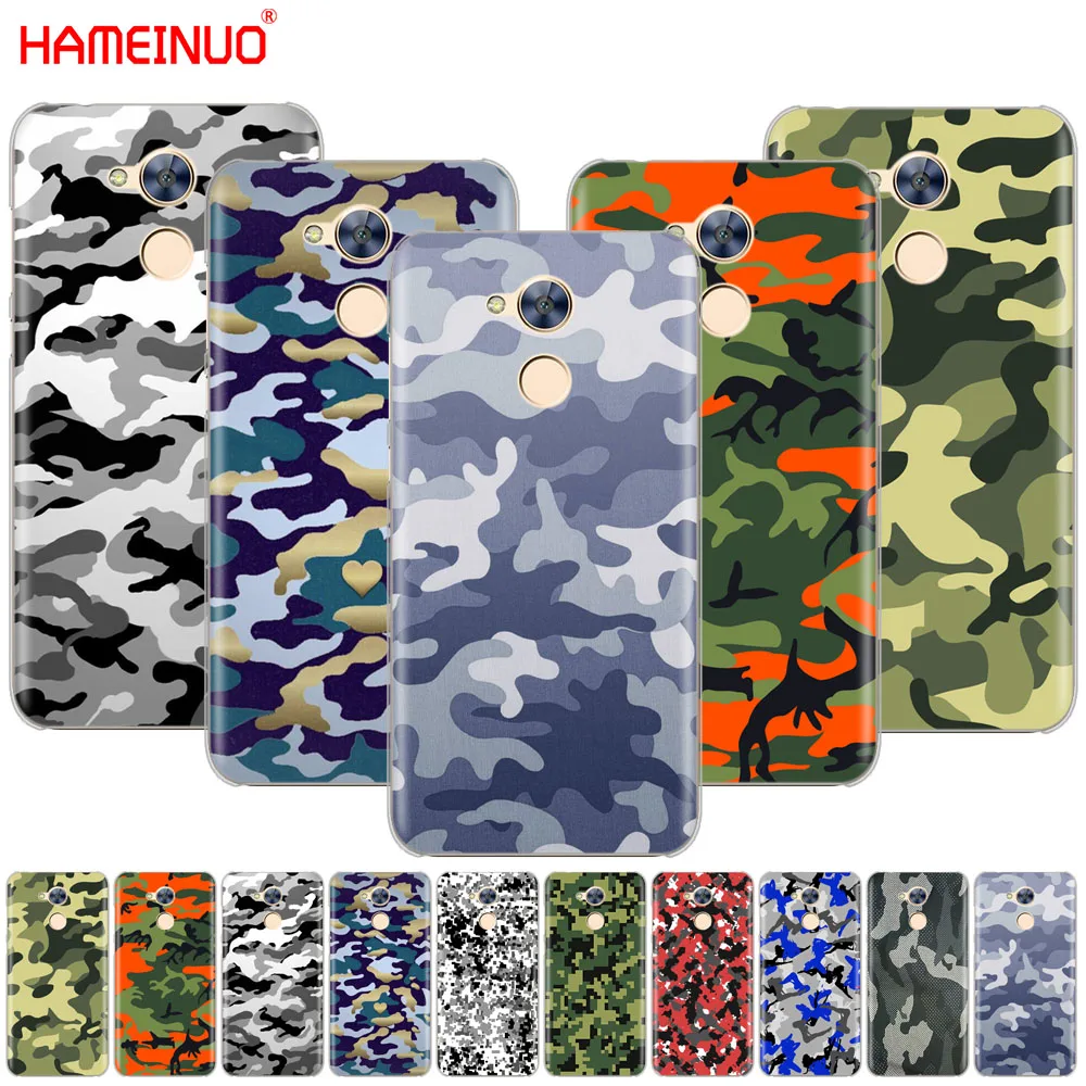 Защитный чехол HAMEINUO камуфляжный для Huawei Honor V10 4A 5A 6A 6C 6X 7X 8 9 NOVA PLUS LITE|Бамперы| |