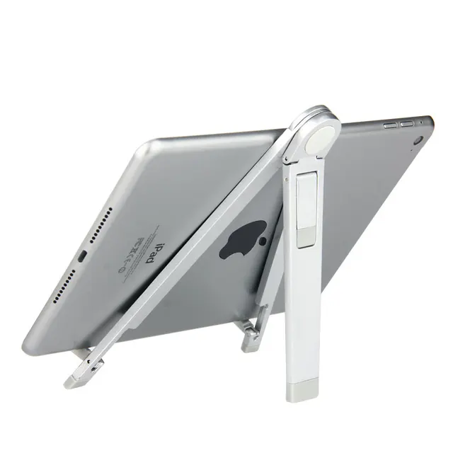 Cheap ET Mobile Phone Stand Holder Universal Aluminium Alloy Tripod Adjustable Desktop Flat Dock Folding Holder for Phone iPad Tablet Cheap ET Mobile Phone Stand Holder Universal Aluminium Alloy Tripod Adjustable Desktop Flat Dock Folding Holder for Phone iPad Tablet