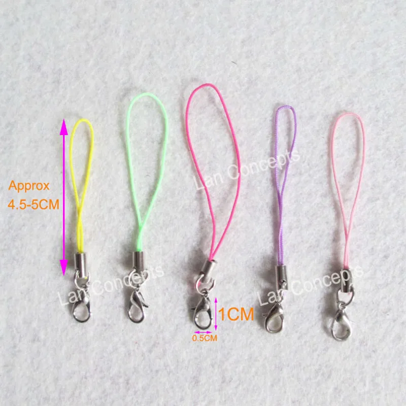 Toy Doll Accessories Small Lobster Clasps Claw with lanyard for DIY crafts (2)