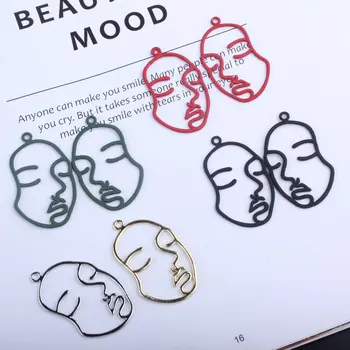 

Wholesale 20pcs/lot Girl Facebook Charm Alloy Pendant fit necklaces bracelet DIY Fashion Jewelry Accessories