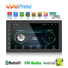 AMPrime 2 Din 7 »android автомобильный Радио универсальный gps навигации wi fi Bluetooth 2din мультимедийный плеер Зеркало Ссылка USB/SD Авто