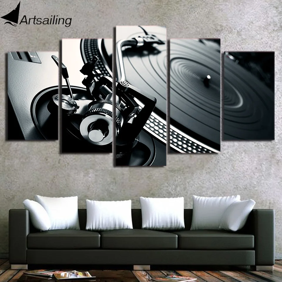 

ArtSailing HD print 5 piece canvas art Music recorder home decoration accessories modern canvas picture for living room CU-2328A