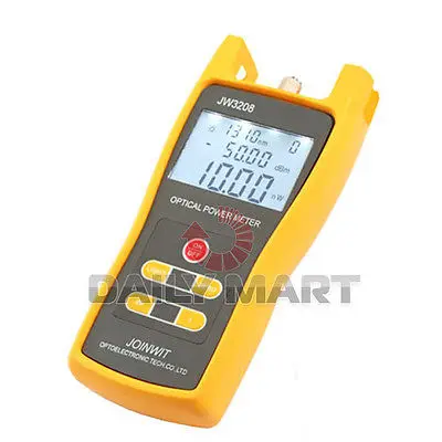 

DHL/EMS 2 LOTS Portable Optical Power Meter JW3208C Laser Fiber Optic Tool Tester -50 to +26dBm