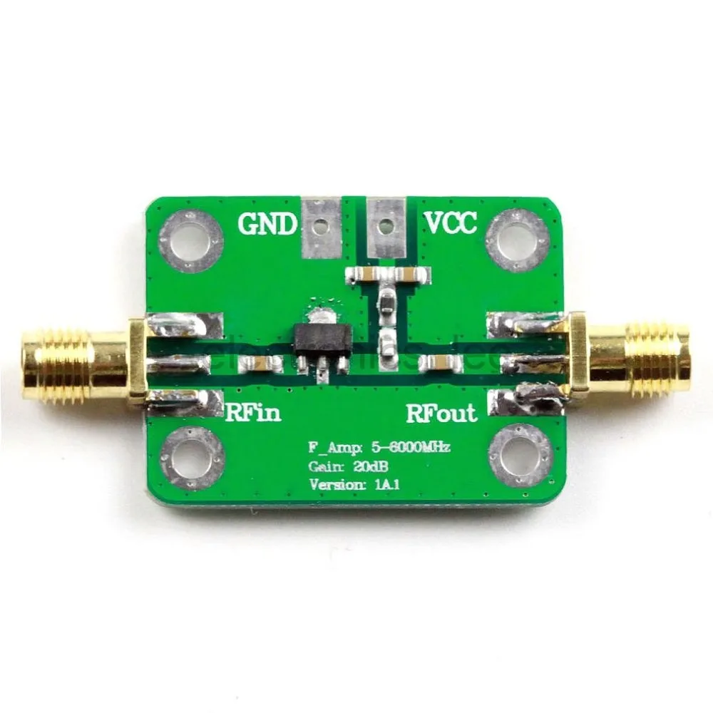 1PC 5M 6 GHz Gain 20dB RF Ultra wideband Power Amplifierin Operational Amplifier Chips from