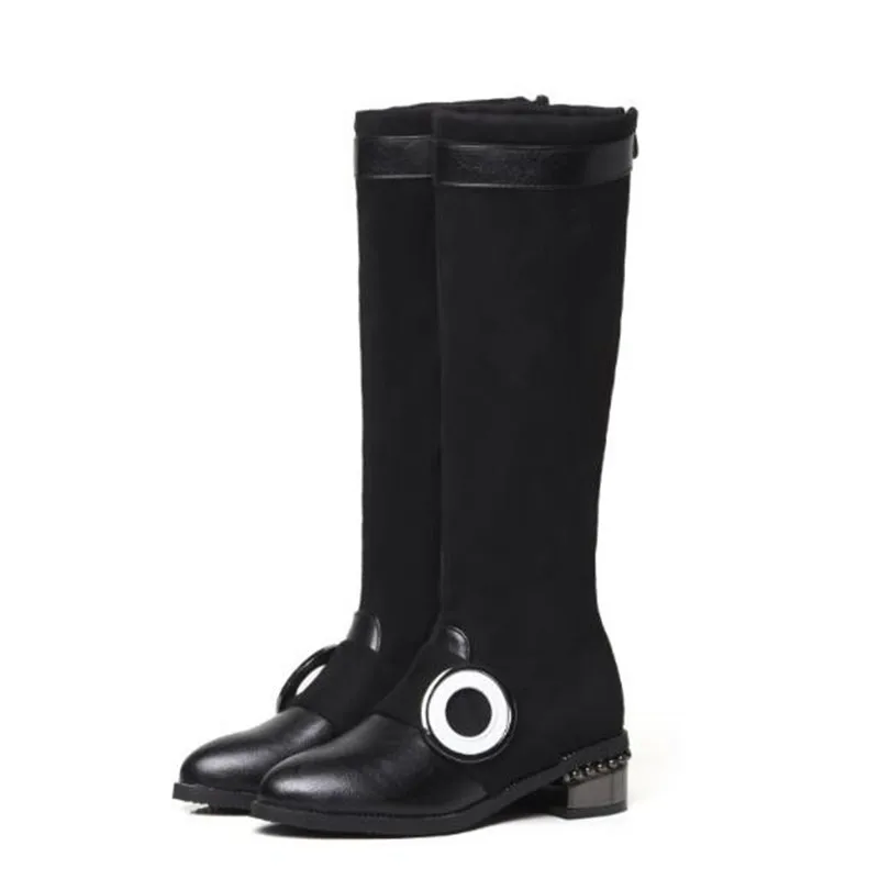 Britannique Femmes 48 Garder Cachemire Mince Automne Et Personnalité Sexy Style Au Nouveau 1 Size34 Chaud De Mode Bottes Hiver Jambe Noir qB4TxHBY