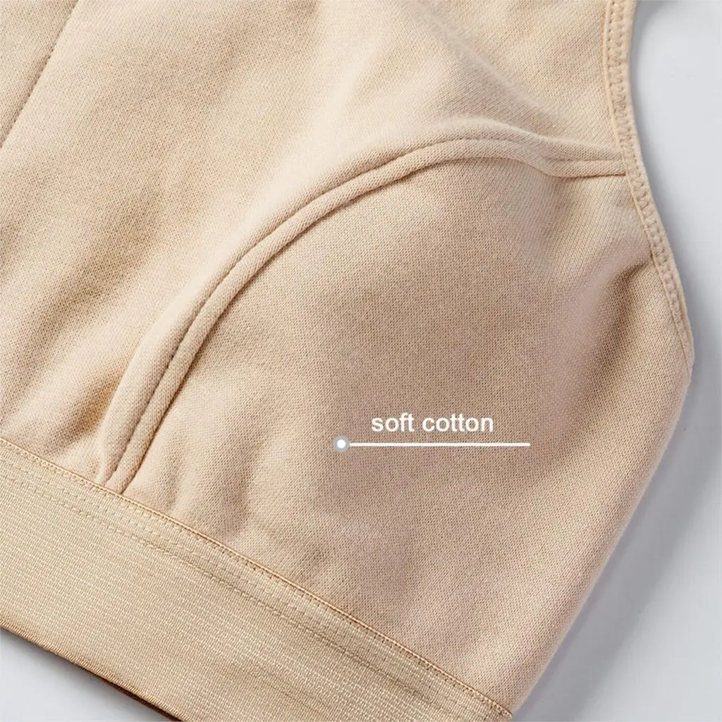 Goedkoop Vrouwen Volledige Ondersteuning Comfort Plus Size Katoen Moederschap Voedingsbeha