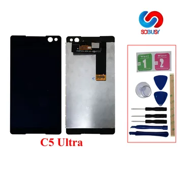 

LCd display For SONY Xperia C5 E5506 E5533 E5563 E5553 ekram Touch Screen Panel Digitizer C5 Ultra LCD Tela Ecran ScreenParts
