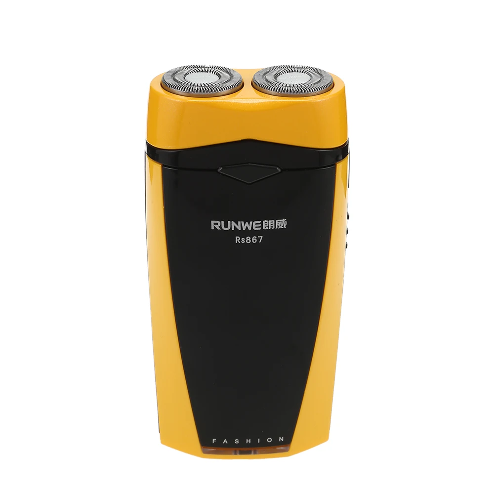 RUNWE RS867 Rechargeable Electric Razor Men'S Rotary Double Blade